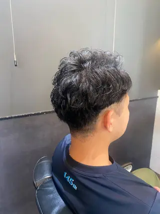 ショート パーマ メンズ 🌟夜から通える🌟 メンズ専門店長RENのヘアスタイル