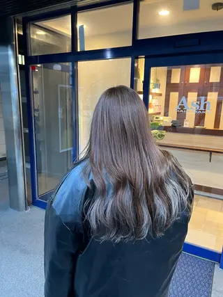 ロング カラー 大人透明感艶カラー 寺田稜のヘアスタイル