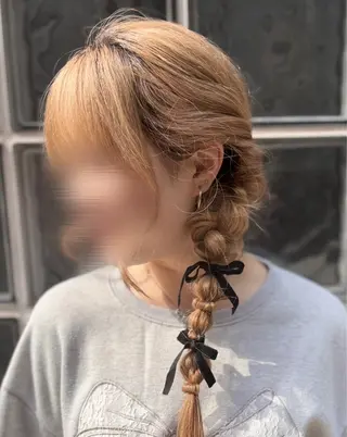 ヘアアレンジ 🫧かいり🌷韓国 🪽‪烏丸❣️のヘアスタイル