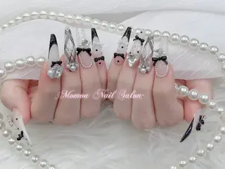 キッズ MoMoA Nail ネイル長さ出し専門店のネイルデザイン