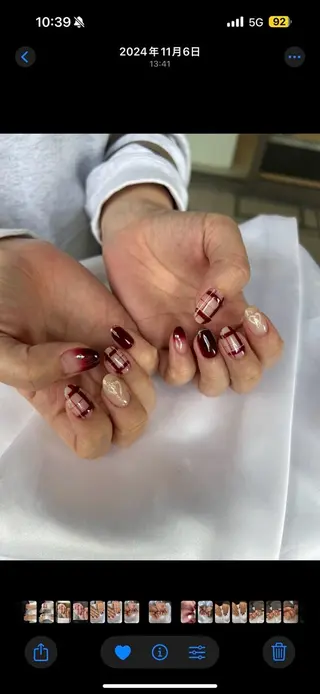 ネイル 長坂 まやのネイルデザイン