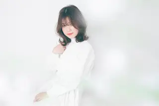 セミロング カラー 小野 和摩のヘアスタイル