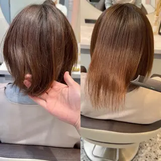 ミディアム ショートボブ特化 美容師シュウのヘアスタイル