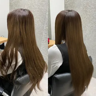 セミロング 髪質改善ヘアケア 艶髪特化/上田のヘアスタイル