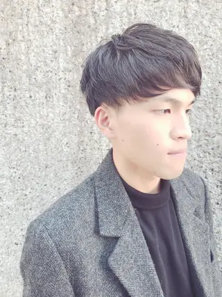 ショート カラー パーマ メンズ ちこ .のヘアスタイル