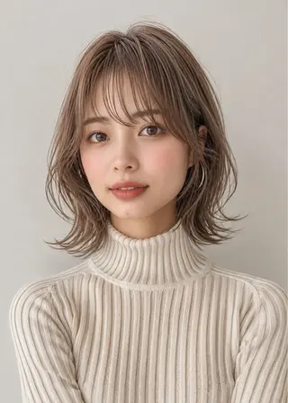 ミディアム カラー 佐藤優晟/カラー/ 癖毛ショート/表参道のヘアスタイル