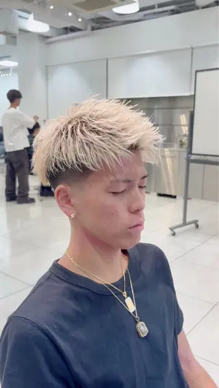 カラー メンズ 💫メンズパーマ 特化💫 真裟斗のヘアスタイル