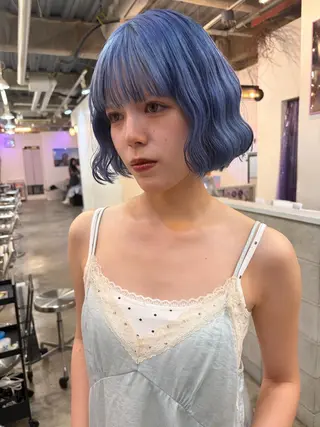 カラー ness 一花のヘアスタイル