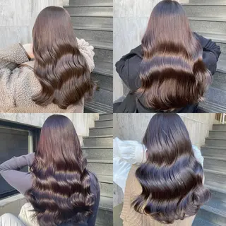 ロング 前髪顔周り/艶カラ ーYudaiのヘアスタイル