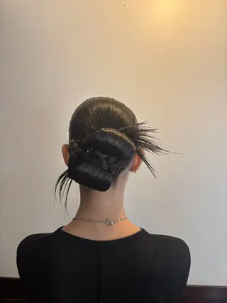 ヘアアレンジ げんば ななのヘアスタイル