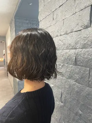 ショート パーマ 長澤 理江のヘアスタイル