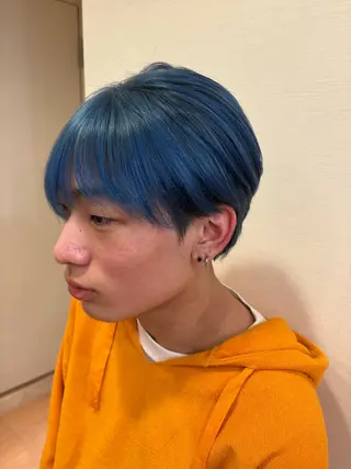 カラー メンズ り このヘアスタイル