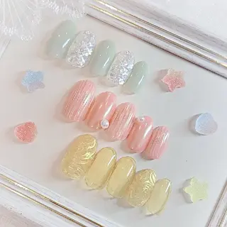 ネイル 手描きアート&推し活 🌟Wisteriaのネイルデザイン