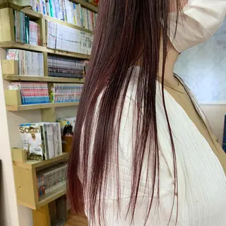 セミロング カラー 🌱小顔魅せショート 髪質改善カラー/泉綺のヘアスタイル
