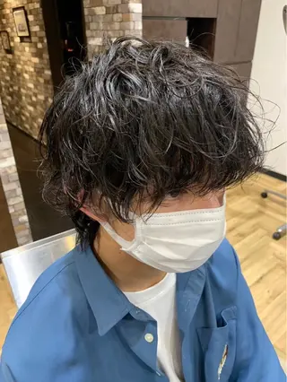 メンズ 深井 さやのヘアスタイル