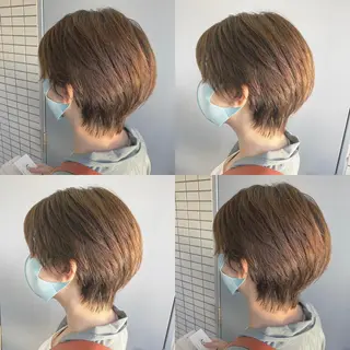 ショート TELA HAIR 副代表 岡田のヘアスタイル
