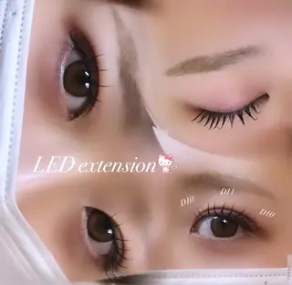 マツエク・マツパ Le'a first Chinaのマツエク・マツパデザイン