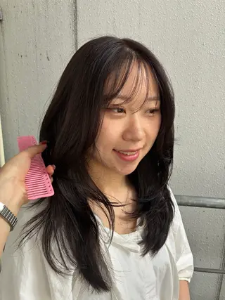 セミロング nao 𝜗𝜚のヘアスタイル