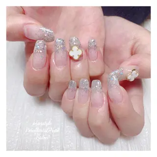 ミディアム ネイル 🐾enen style 🐾のネイルデザイン
