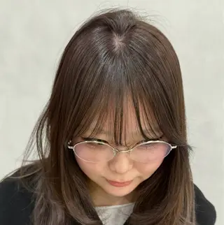 カラー Kaho 心斎橋カラーモデルのヘアスタイル