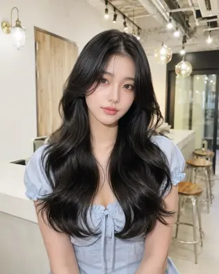 ロング 韓国ヘア🫧 KAZUTOのヘアスタイル