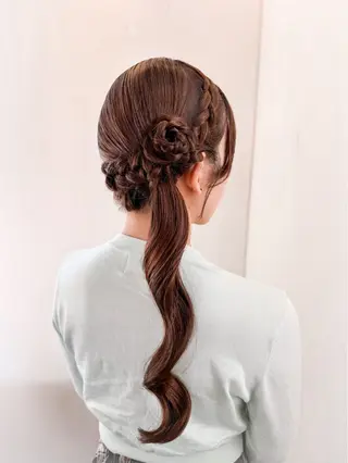 ヘアアレンジ hair make もりした ゆうのヘアスタイル