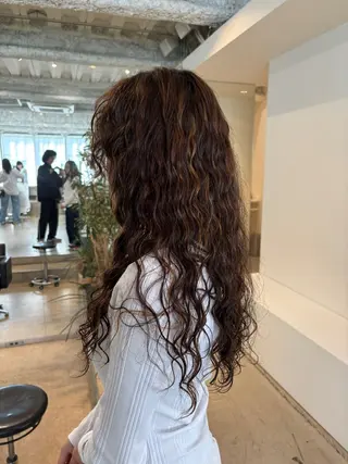 ロング パーマ ANY/須田麻人 /パーマスタイルのヘアスタイル