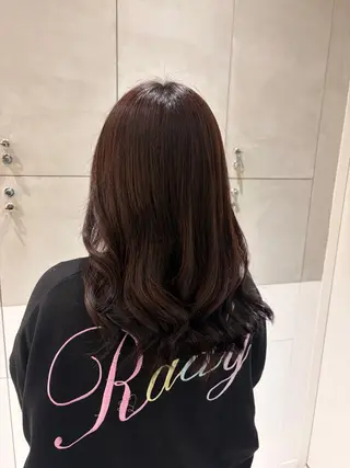 ミディアム カラー 艶カラー🫧 🩵ちとせ🩵のヘアスタイル