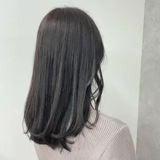 ロング カラー Blue/博多/ 水口莉沙のヘアスタイル