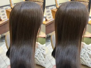 ロング カラー 古屋 澪 艶髪✨縮毛矯正のヘアスタイル