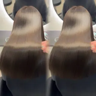 セミロング カラー ヘアアレンジ 新宿 /髪質改善/ レイヤー/ヒュウガのヘアスタイル