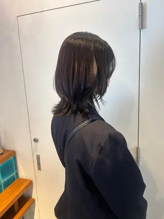 ミディアム カラー ナチュラル大人っぽい スタイル MAORIのヘアスタイル