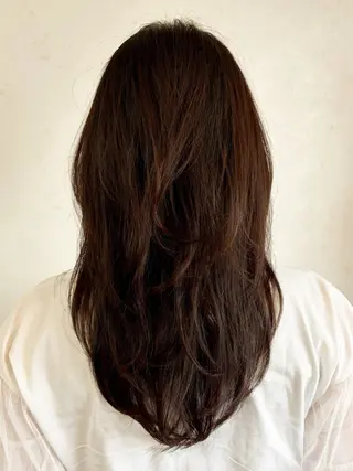 ロング hair&eye サトウのヘアスタイル