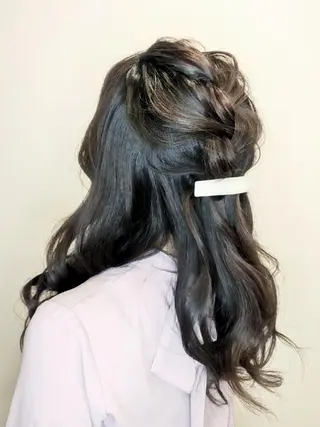 ヘアアレンジ ロング moca eye&nailのマツエク・マツパデザイン