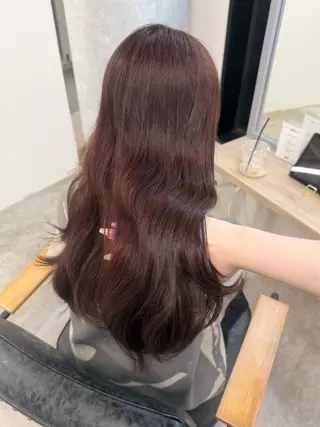 ロング カラー ヘアアレンジ Himawari♡ 柔らかいカラーのヘアスタイル