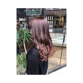 ロング カラー あらい なつみのヘアスタイル