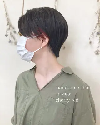 ショート カラー 初めてのショート お任せください✂️のヘアスタイル