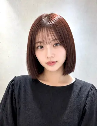 ショート カラー 上品♡ブラウン💎 アレンジ🩰Rimiのヘアスタイル