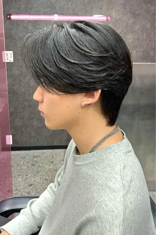 ショート カラー メンズ メンズスタイリスト 前田雄輝のヘアスタイル