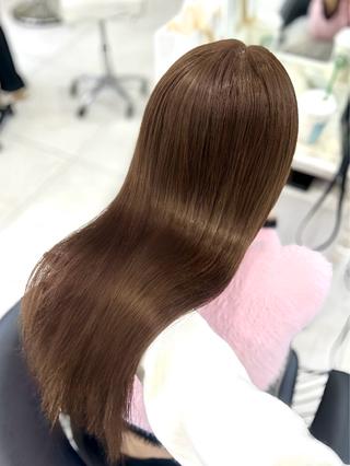 ロング うるツヤ縮毛矯正/ 銀座/Kazukiのヘアスタイル