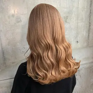 ロング カラー ヘアアレンジ 縮毛矯正/髪質改善/ ブリーチ毛/木元渓太のヘアスタイル