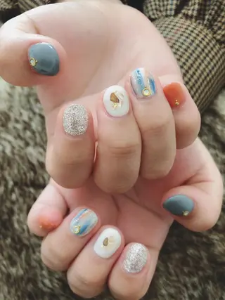 ネイル kiki nail &brow二子玉川のネイルデザイン