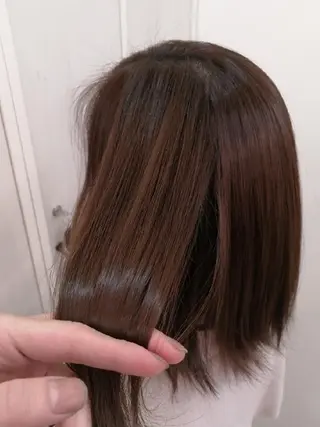 ショート カラー ✨METEO導入店✨ 髪質改善×縮毛矯正のヘアスタイル