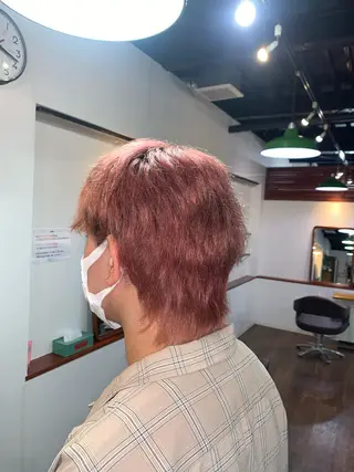 カラー 橋本 愛唯のヘアスタイル