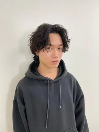 ショート パーマ メンズ BASSA鷺ノ宮 🔥⚡️OTUKAのヘアスタイル