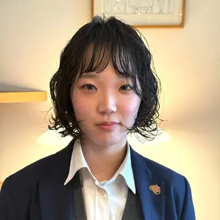 ショート パーマ レディースパーマ/ 合田 有一朗のヘアスタイル