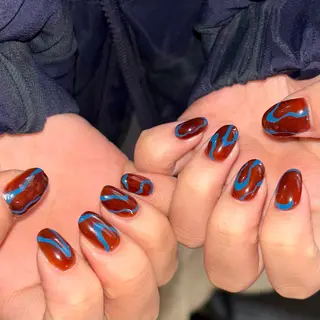 ネイル 🪐富島彩夏 /海外nail🪐のネイルデザイン