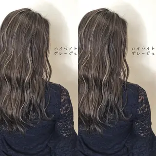 ロング カラー あさだ しゅうたろうのヘアスタイル