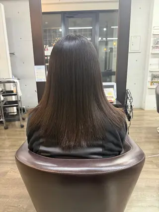セミロング 新垣 瑠菜のヘアスタイル