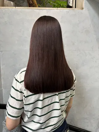 セミロング ボブ×レイヤーカット 透明感カラー/Fuuのヘアスタイル